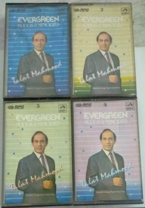 Evergreen Moods and Memories Talat Mahmood Hindi Film songs Audio Cassettes ( set of 4 Cassettes)