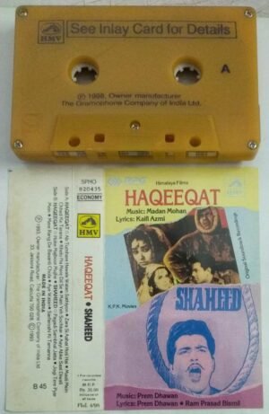 Haqeeqat- Shaheed Hindi film songs Audio Cassette