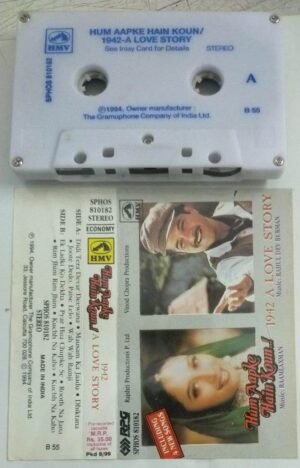 Hum Aapke Hain Koun -1942 Love Story Hindi Film songs Audio Cassette