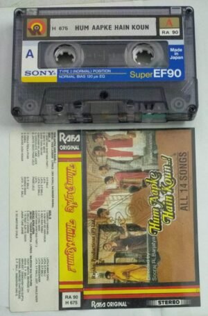 Hum Aapke Hain Koun Hindi Film songs Audio Cassette ( Rafa Make imported)