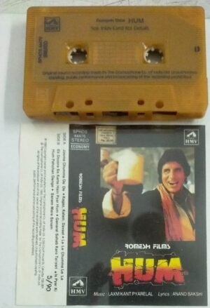 Hum Hindi film songs Audio Cassette