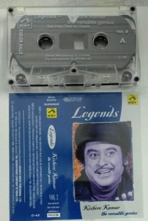 Legends Kishore Kumar Hindi Film songs Audio Cassette Vol 3