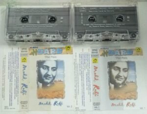 Mohd Rafi Dard Hindi Film songs Audio Cassette ( 2 cassettes pack)