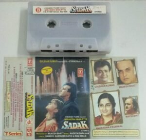 Sadak Hindi Film songs Audio Cassette