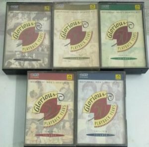 50 Glorious Blay back years Hindi Film songs Audio Cassette ( set of 5 Volume cassettes)