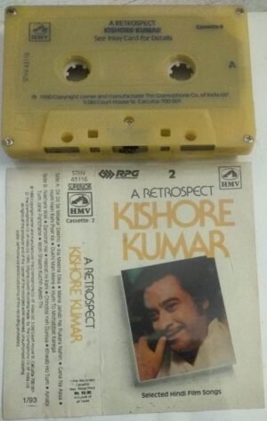A Retrospect Kishore Kumar Hindi Film songs Audio Cassette Vol 2
