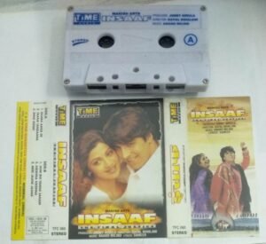 Insaaf Hindi Film songs Audio Cassette