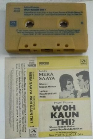 Mera Saaya- Woh Kaun Thi Hindi Film songs Audio Cassette