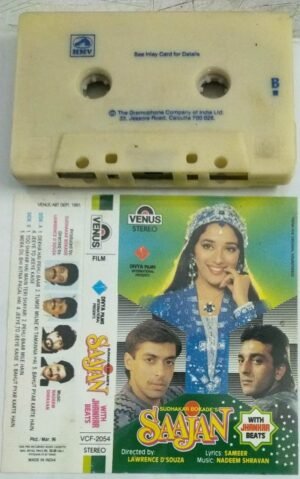 Saajan Hindi Film songs Audio Cassette ( Jhankar Beats)