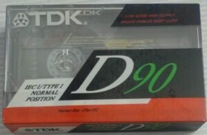 TDK D 90 Blank Audio Cassette (sealed pack)
