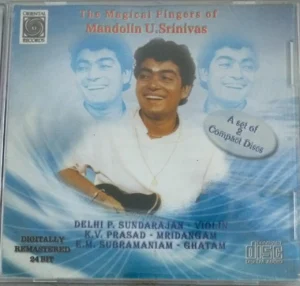 The Magical Fingers of Mandolin U Srinivas Audio CD 208-209 ( 2CD pack)