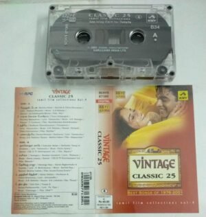 Vintage Classic 25 Tamil Film songs Audio Cassette