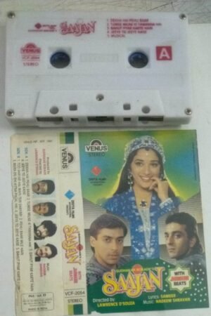 Saajan Hindi Film songs Audio Cassette ( with Jhankar Beats)