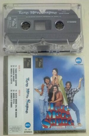 Tere Mere Sapne Hindi Film songs Audio Cassette