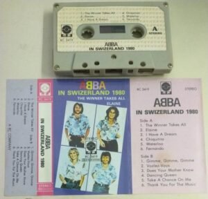Abba in Swizerland 1980 English Audio Cassette