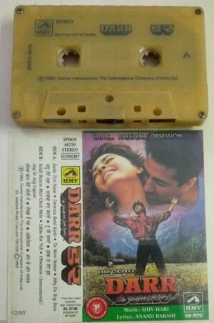 Darr Hindi Film songs Audio Cassette