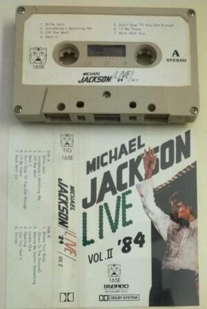 Michael Jackson Live Vol 2 '84 English Audio Cassette