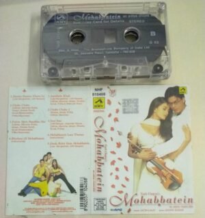 Mohabbatein Hindi Film songs Audio Cassette.jpg1