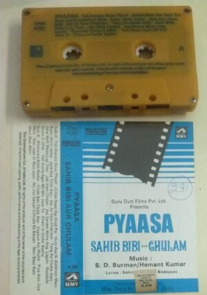 Pyaasa- Sahib Bibi Aur Ghulam Hindi Film songs Audio Cassette