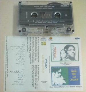 Pyaasa- Sahib Bibi Aur Ghulam Hindi Film songs Audio Cassette ( Imported)