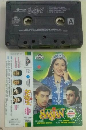 Saajan Hindi Film songs Audio Cassette ( Jhankar Beats)