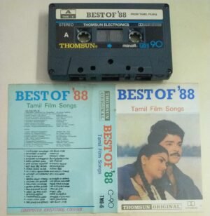 Best of 88 Tamil Film songs Audio Cassette (Thomusn make )