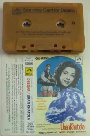 Deedar- Uran Khatola Hindi Film songs Audio Cassette