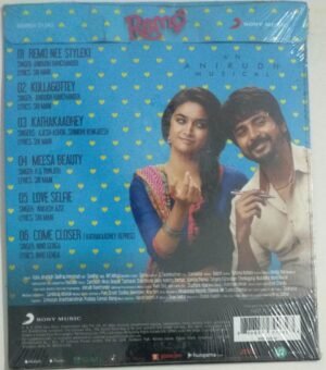 Remo Telugu Film Audio CD (sealed pack).jpg1