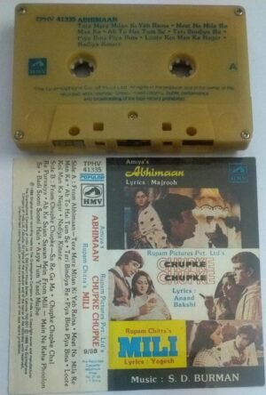 Abhiman- Chupke Chupke- Mili Hindi Film Audio Cassette
