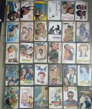 Ilayaraaja's Collection of Super Hit Tamil movies Audio Cassettes (lot of 30 nos) List of movies in the description