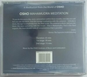 OSHO Mahamudra Meditation Audio CD (sealed pack)