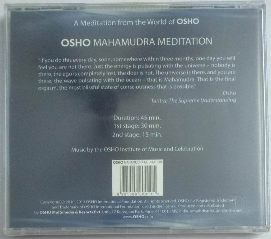 OSHO Mahamudra Meditation Audio CD (sealed pack)