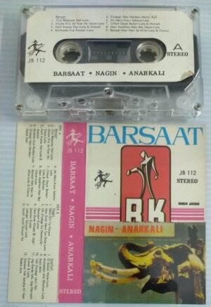 Barsaat- Nagin- Anarkali Hindi Film songs Audio Cassette