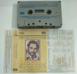 Vintage Favourites Anil Biswas Hits Hindi Film songs Audio Cassette