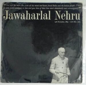 Jawaharlal Nehru Speech LP Vinyl Record