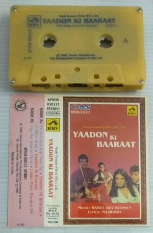 Yaadon Ki Baaraat Hindi Film songs Audio Cassette