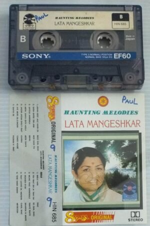 Haunting Melodies Hindi Film songs Audio Cassette by Lata Mangeshkar ( Imported)