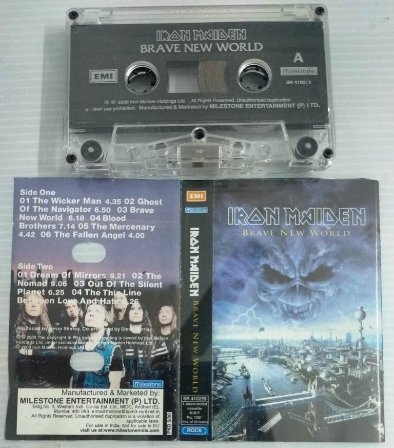Iron Maiden English songs Audio Cassette
