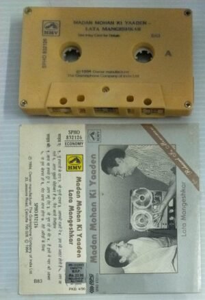 Madan Mohan Ki Yaaden Lata Mangeshkar Hindi Film songs Audio Cassette