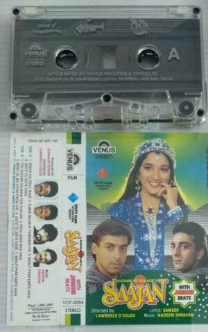 Saajan Hindi Film songs Audio Cassette ( Jhankar Beats)