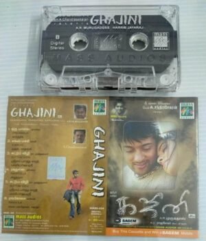 Ghajini Tamil Film songs Audio Cassette by Harrish Jayaraj