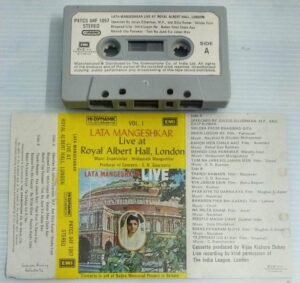 Lata Mangeshkar Live at Royal Albert Hall London Hindi Film songs Audio Cassette