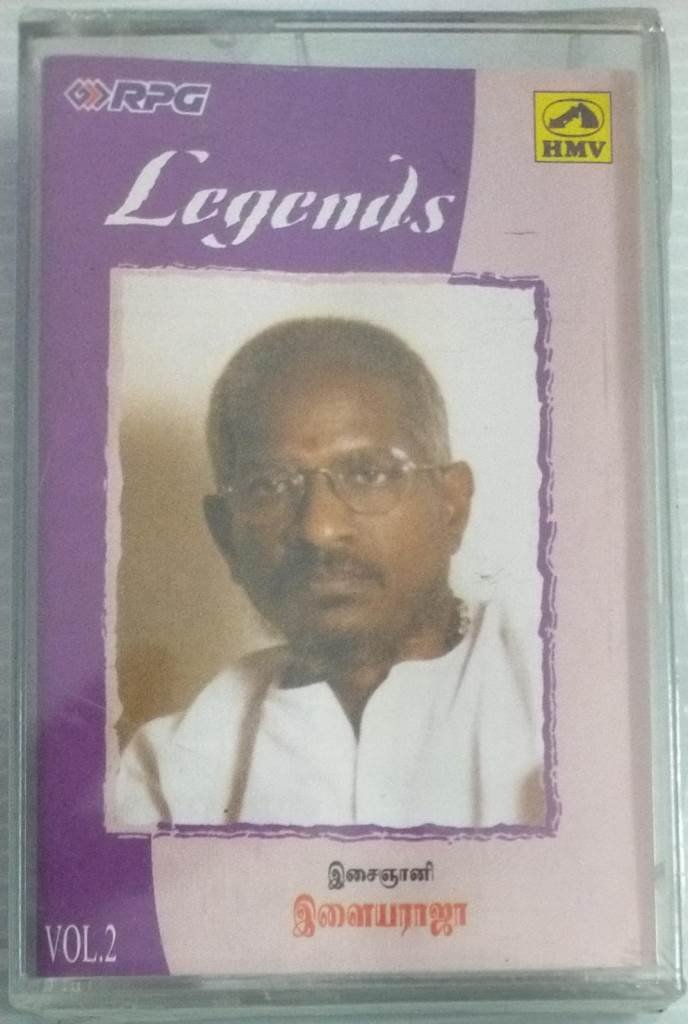Legends Ilayaraaja Tamil Film songs Audio Cassette (sealed pack) vol 2