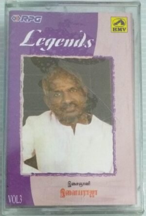 Legends Ilayaraaja Tamil Film songs Audio Cassette (sealed pack) vol 3