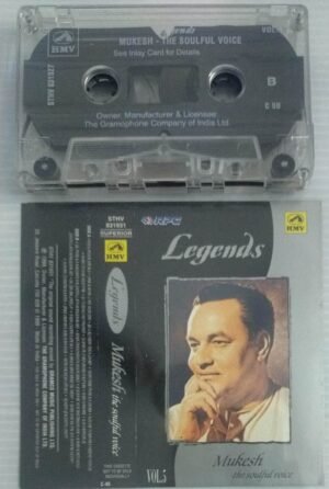 Legends Mukesh Vol 5 Hindi Film songs Audio Cassette