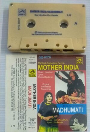 Mother India- Madhumati Hindi Film songs Audio Cassette