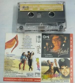 Taal- Rangeela Hindi Film songs Audio Cassette by A R Rahman