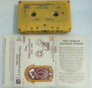 The Fabulous Years 1946-1956 Hindi Film songs Audio Cassette