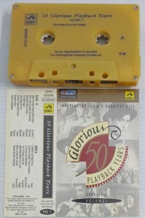 50 Glorious Playback years Hindi Film songs Audio Cassette