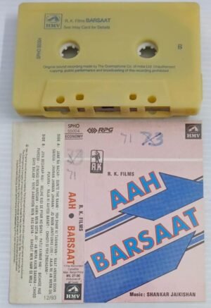Aah- Barsaat Hindi Film songs Audio Cassette